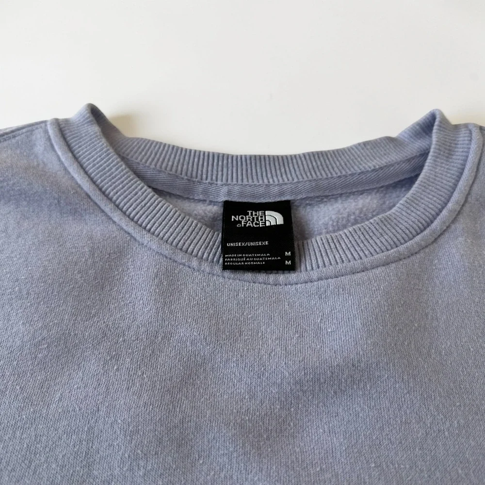 The North Face Lavender Purple Crewneck Pullover Relaxed Fit Sweatshirt Size M - Picture 6 of 9